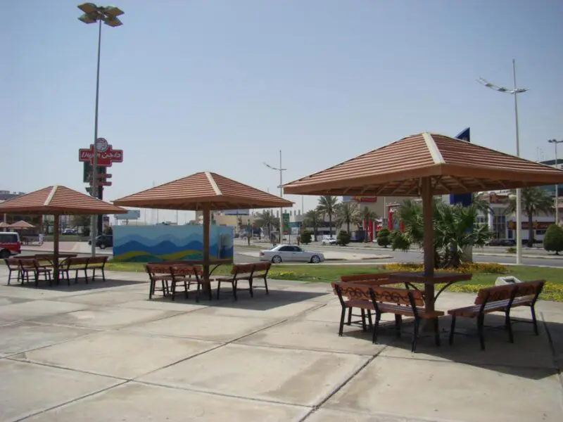 مظلات حديقة الأمير بن سعود بن جلوي