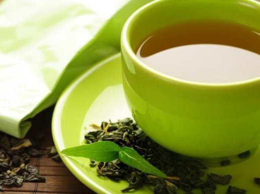 الشاي الأخضر والبابونج
