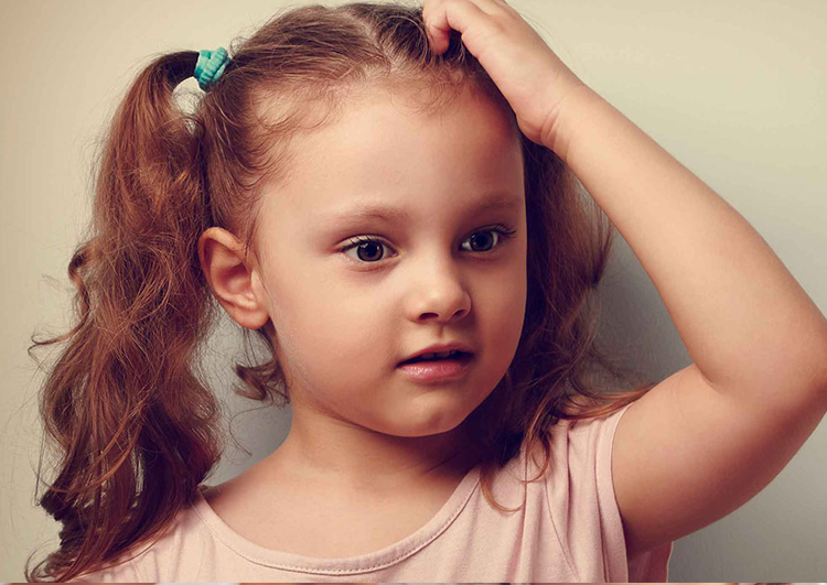 علاج تقصف الشعر للاطفال